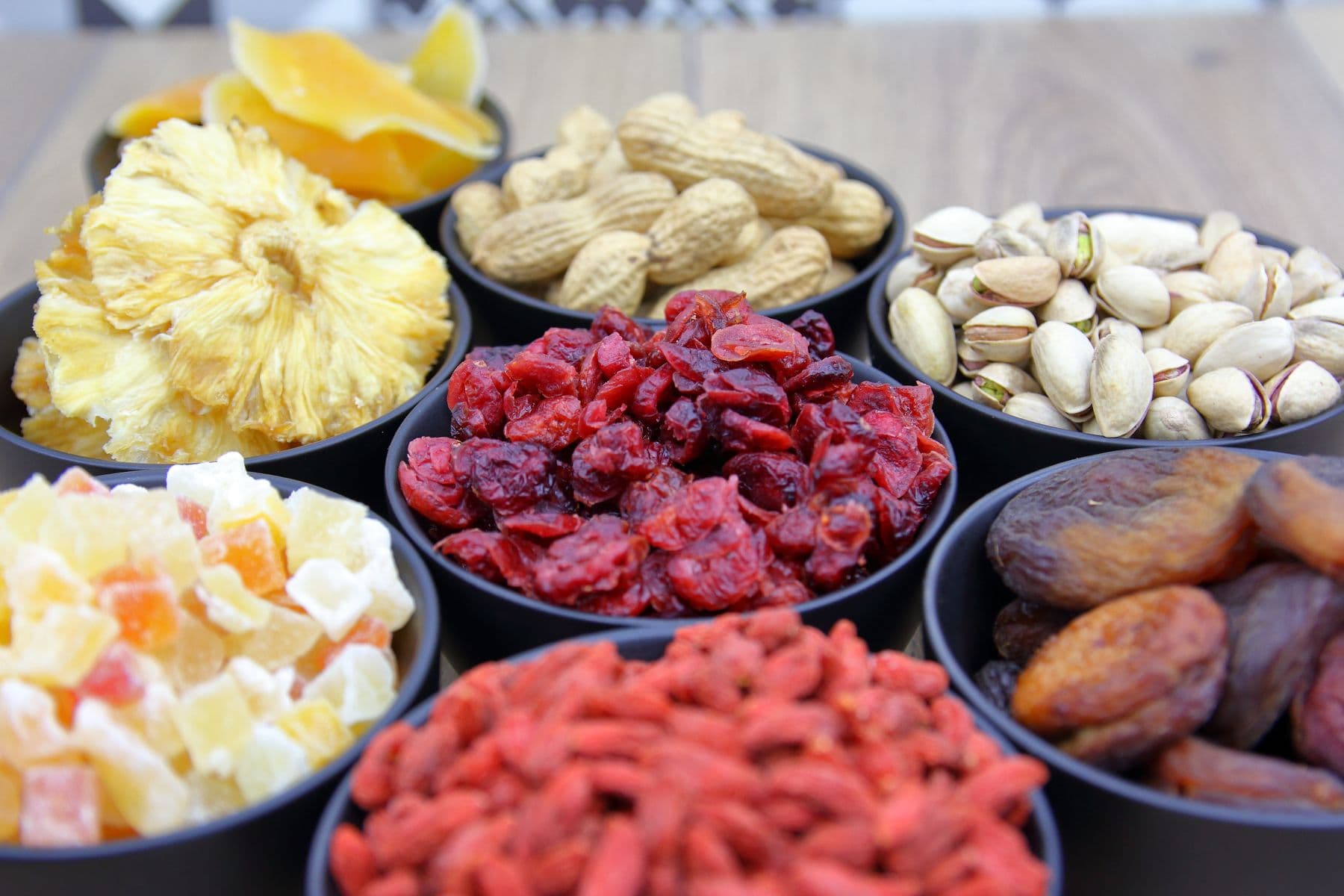 An elegant arrangement of premium dry fruits and nuts